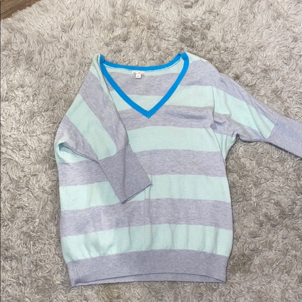 Striped oversized sweater
